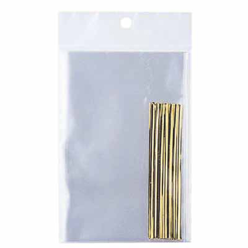 無地クリアBAG S（袋20枚、タイ20本）画像