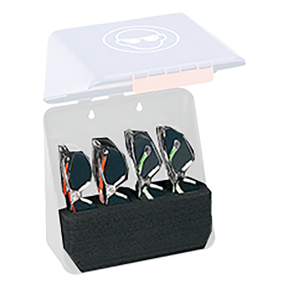 安全保護用具保管ケース　ケース用インレット　グレー画像