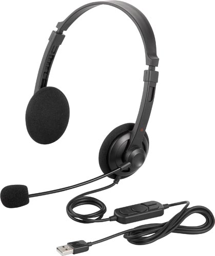 ヘッドセット　両耳ヘッドバンド　ＵＳＢ