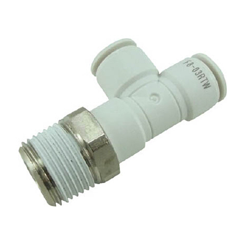 ﾀｯﾁｺﾈｸﾀｰﾌｧｲﾌﾞ ﾒｲﾙﾗﾝﾃｨ W(白)8mm･R3/8 1個画像