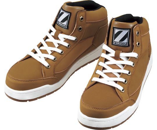 Sシューズ　ミドルカット　キャメル　25.0cm画像