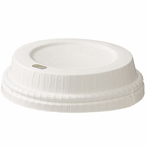 ｴﾝﾎﾞｽｶｯﾌﾟ260mL用ﾌﾀ 紙ﾘｯﾄﾞ 白 1ﾊﾟｯｸ(50個)画像