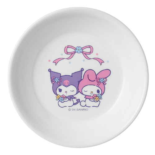 プレート 12cm CORELLE コレールマイメロディ＆クロミ ミニプレート画像