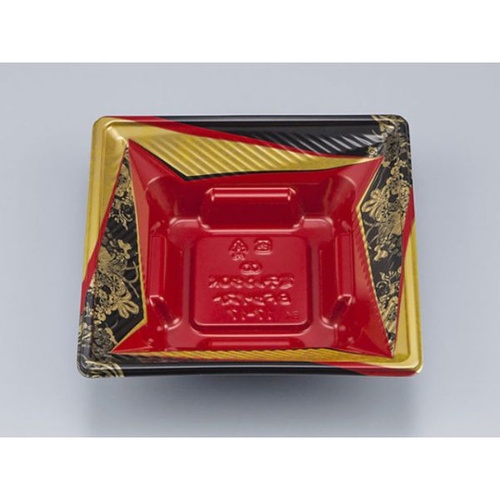 シーピー化成 どんぶり容器 BFツイスト17-17 辻風赤 本体 発泡画像