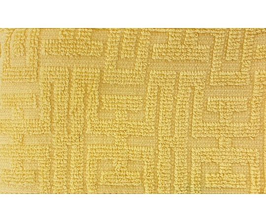 バスタオル バラエティカラー5 YELLOW 60×120cm 1セット（10枚入） 鮮やかな黄色のタオルが重ねられた様子