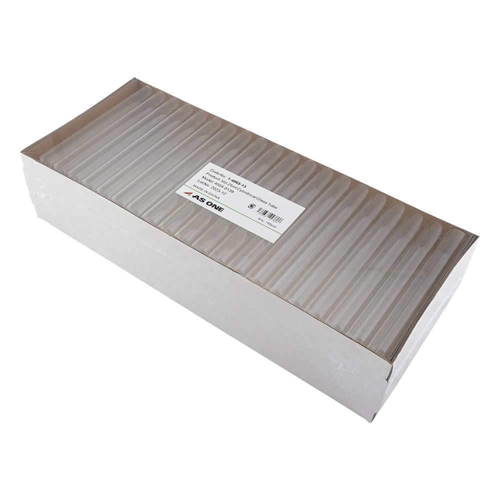 テストチューブ　25mL　胴径Φ18×全長150mm　1ケース（100本/箱×6箱入）画像