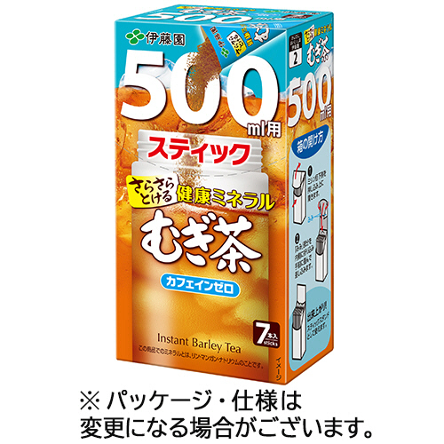 さらさらとける 健康ﾐﾈﾗﾙむぎ茶 500ml用ｽﾃｨｯｸ 3.5g 1箱(7本)画像