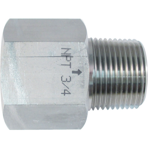 ｽﾃﾝﾚｽ製 変換内外ｿｹｯﾄ 外NPT3/4×内PT3/4 1個画像