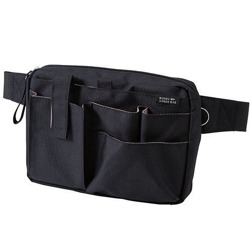 文具ｴﾌﾟﾛﾝﾊﾞｯｸﾞ ﾏﾁ付 ﾌﾞﾗｯｸ 1個