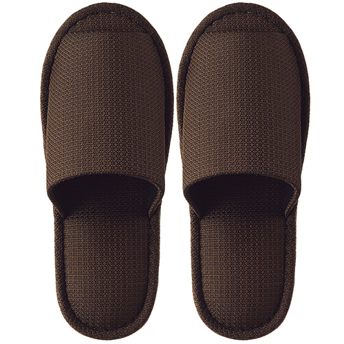 外縫いｽﾘｯﾊﾟ ﾗﾄﾞｸﾘﾌ L ﾌﾞﾗｳﾝ 1足