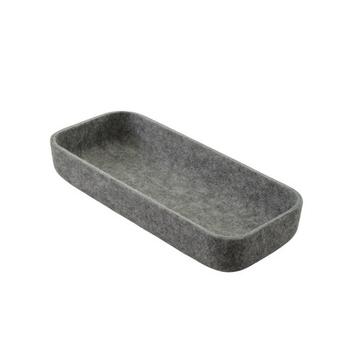 小物収納　フェルトトレー　ストーングレー画像