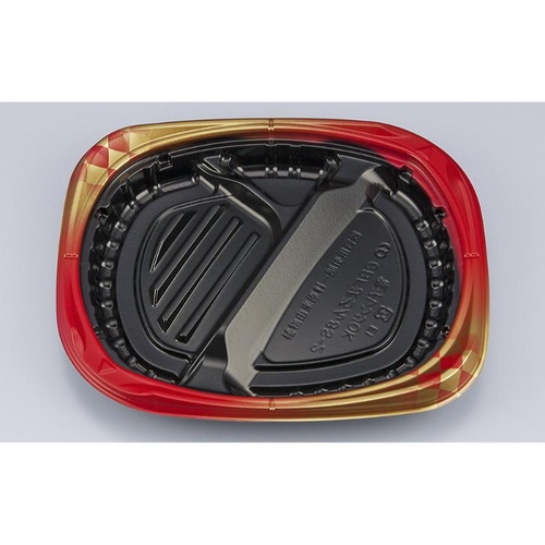 シーピー化成 弁当容器 CBFまろん8S-2 ゴルトBR 本体画像