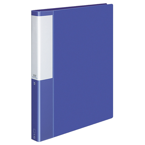 ｸﾘﾔｰﾌﾞｯｸ(POSITY) 替紙式 A4ﾀﾃ 30穴 25ﾎﾟｹｯﾄ付属 背幅33mm ﾌﾞﾙｰ 1冊画像