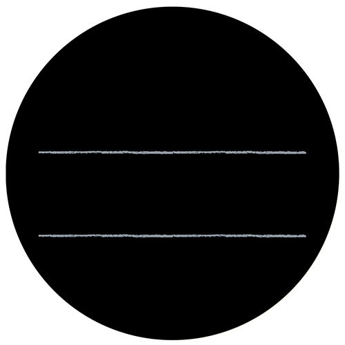 手書きPOP用ｶｰﾄﾞ 丸型 ﾌﾞﾗｯｸ 1ﾊﾟｯｸ(10枚)画像