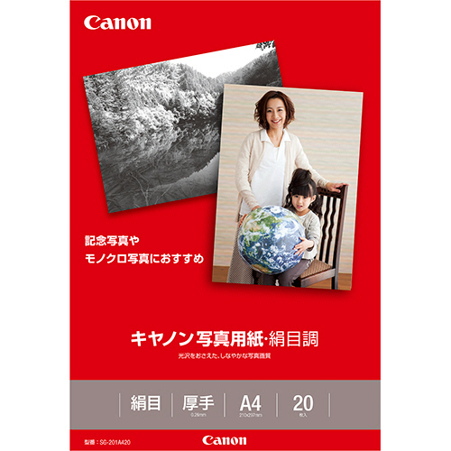 写真用紙･絹目調 印画紙ﾀｲﾌﾟ SG-201A420 A4 1冊(20枚)