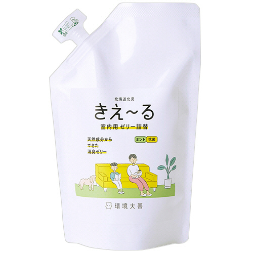 魔法のように消臭 きえーるｾﾞﾘｰﾀｲﾌﾟ ﾐﾝﾄ 詰替 480g 1個画像