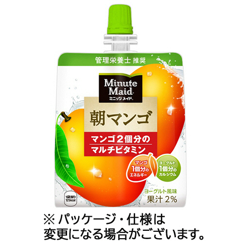 ﾐﾆｯﾂﾒｲﾄﾞ 朝ﾏﾝｺﾞ 180g 1ｹｰｽ(24ﾊﾟｯｸ)画像