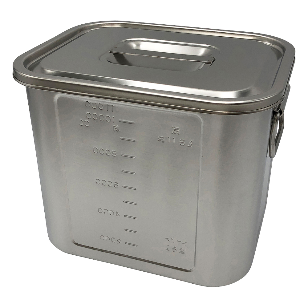 角型目盛付ポット　(取手付き)　11.6L画像