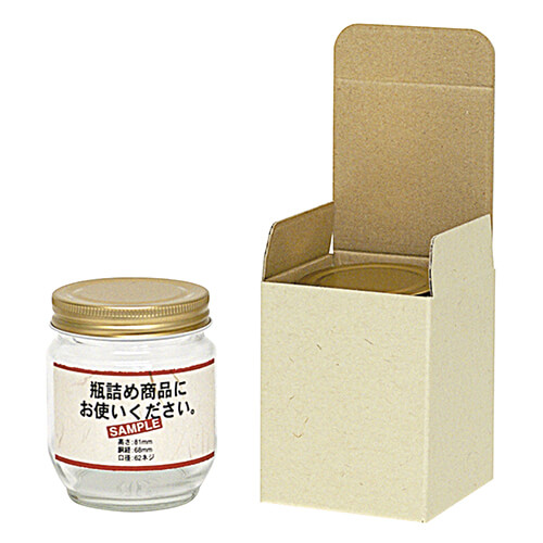 広口瓶Ｌ×１本箱画像