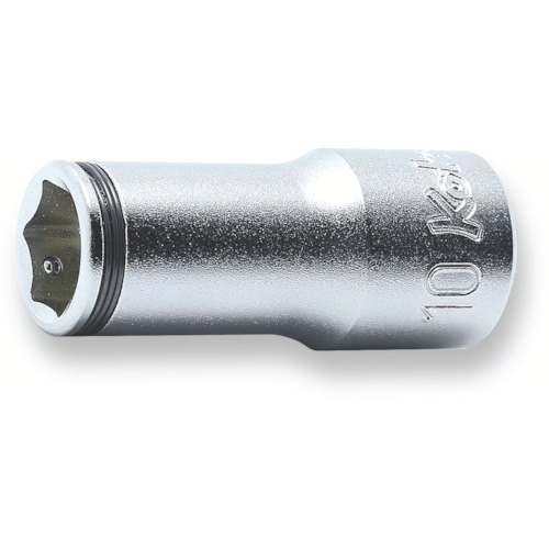 9.5mm差込　ナットグリップセミディープソケット　10mm　1個画像