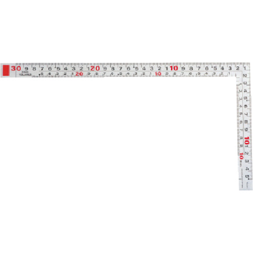 等厚曲尺 (広幅曲尺)同目30cm 1本画像