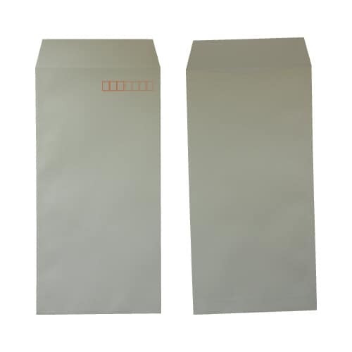プライバシー保護封筒　長３　グレー　１０００枚画像