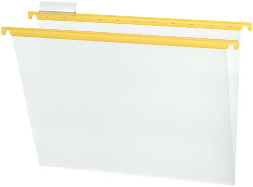 ハンギングフォルダーＰＰカラー　Ａ４　黄　１０冊画像
