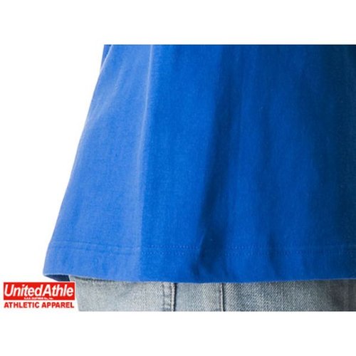 5001綿Tシャツ S オートミール United Athle 軽やかな生地感が伝わる、前面図のシンプルなTシャツ