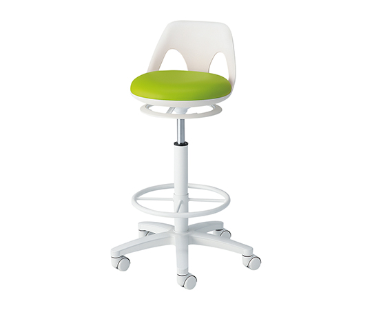 ナースチェア（ラクーン）　リング付き　グリーン画像