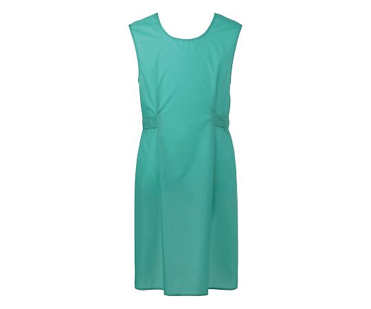 入浴用撥水エプロン（ポーチ付）　グリーン　L画像