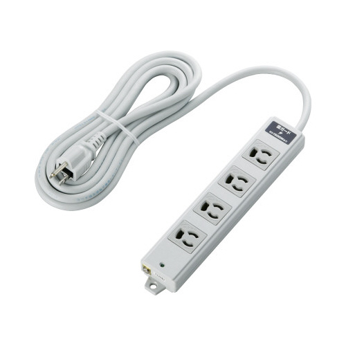 ＯＡタップ　３Ｐ　雷　二重構造　４個口　３ｍ画像