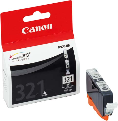 純正インク　ＢＣＩ－３２１ＢＫ　ブラック画像