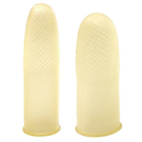 指サック　アメ色Ｍ／Ｌ　ＫＭ－３００Ａ　各５個入画像