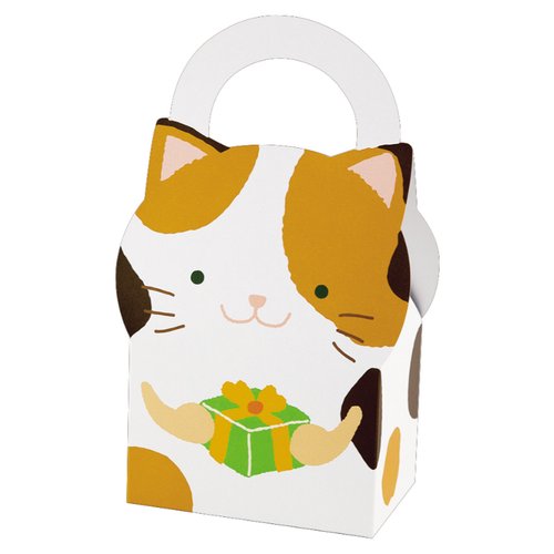 ギフト箱 アニマルBOX 親ミケねこ ヤマニパッケージ [ケース販売]画像