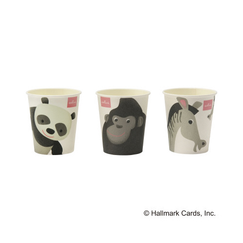 ＨＭどうぶつ柄カップ　７オンス　１００個入×５