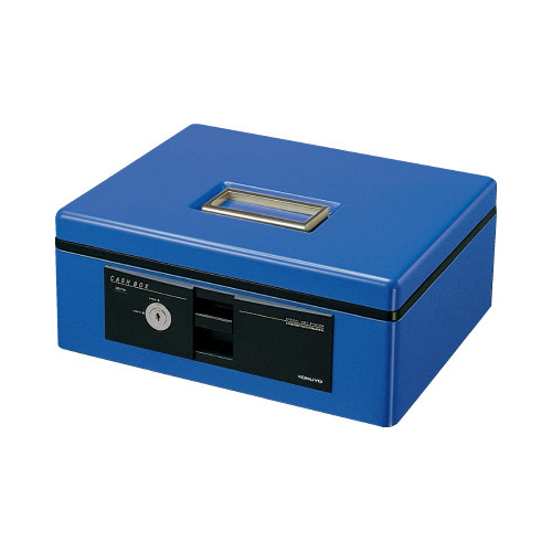 手提げ金庫（スタンダード　）Ｂ５　シリンダー錠　青画像