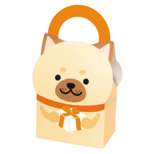 ギフト箱 アニマルBOX 親いぬ クリーム ヤマニパッケージ [ケース販売]画像