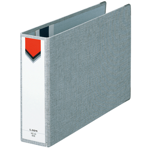 ｽﾓｰﾙﾌｧｲﾙ B5ﾖｺ 2穴 270枚収容 背幅60mm ｸﾞﾚｰ 1冊画像