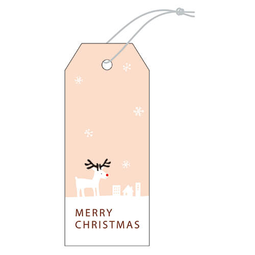 タグクリスマス鹿２５×６０画像