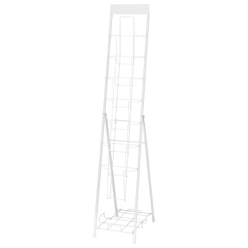 ﾊﾟﾝﾌﾚｯﾄｽﾀﾝﾄﾞ 1列 ﾏｯﾄﾎﾜｲﾄ 1台画像