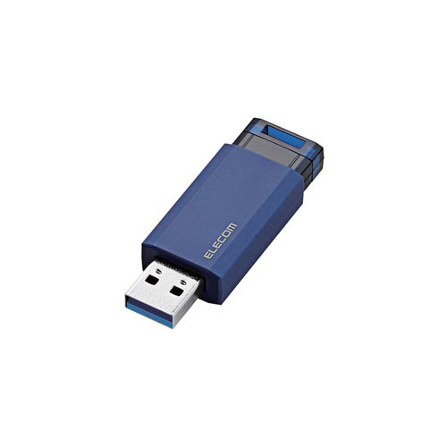 ＵＳＢ３．１メモリー　ノック式　１６ＧＢ　ブルー画像