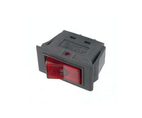 照光式波動スイッチ　赤