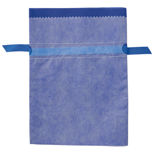 不織布ﾘﾎﾞﾝ付きｷﾞﾌﾄﾊﾞｯｸﾞ ﾈｲﾋﾞｰ 19×27.5×10cm 1ﾊﾟｯｸ(10枚)画像