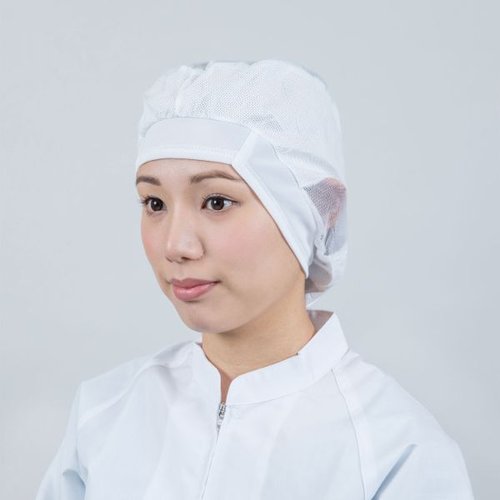 不織布キャップ フィットインナー FHI-710W ホワイト M 日本フィットフード画像