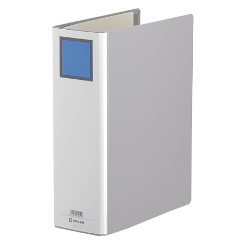 ｷﾝｸﾞﾌｧｲﾙG A4ﾀﾃ 800枚収容 80mmとじ 背幅96mm ｸﾞﾚｰ 1ｾｯﾄ(10冊)画像