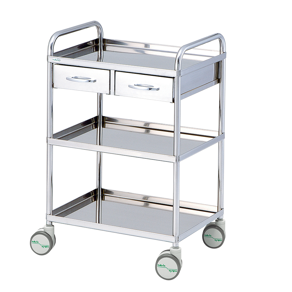 枠付き回診車(3段) 603×453×927mm画像