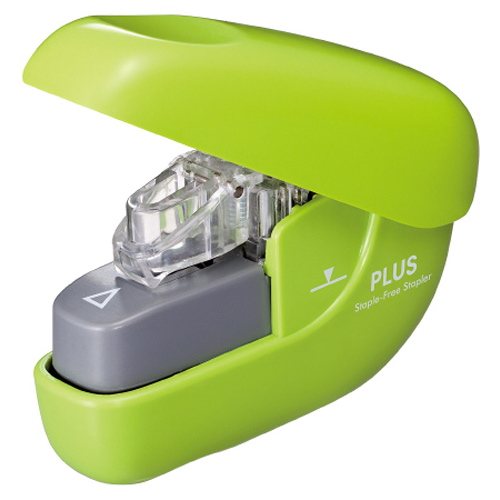 針なしﾎｯﾁｷｽ ﾍﾟｰﾊﾟｰｸﾘﾝﾁ 6枚とじ ｸﾞﾘｰﾝ 1個