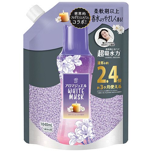 ﾚﾉｱ ｱﾛﾏｼﾞｭｴﾙ ﾎﾜｲﾄﾑｽｸの香り つめかえ用 特大 1040mL 1ﾊﾟｯｸ画像