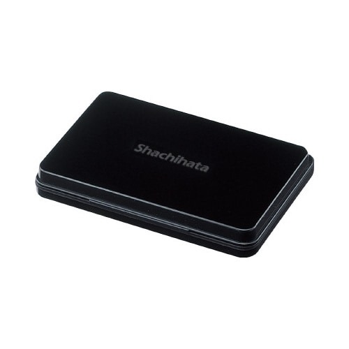 シヤチハタスタンプ台（油性顔料）　大形　黒画像