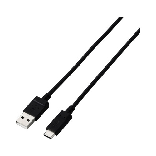 タイプＣケーブル　ＡｔｏＣ　１ｍ　２本セット　黒